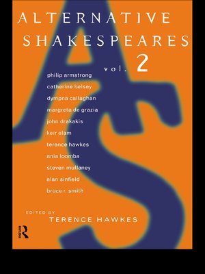 cover image of Alternative Shakespeares